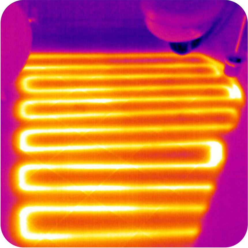 Термограф/ тепловизор Irtis 2000. Тепловизионное обследование теплый пол. Тепловизор для контроля теплого пола. Тепловизор снимки.