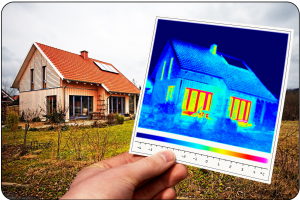 обследование тепловизором дома